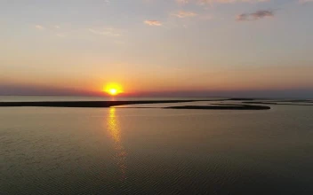 Free Stock Video Unusual Islands In Sea At Sunset