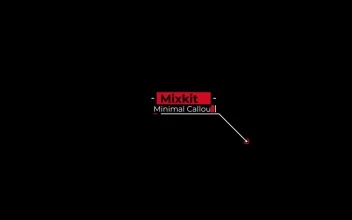 Free Stock Video Underlined Minimal Call Out