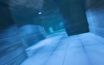 Free Stock Video Underwater Corridors In A D Animation