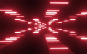 Free Stock Video Two Platforms Red Light Bar On Top Of Another