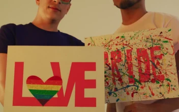 Free Stock Video Two Lgbt Men With Love And Pride Signs