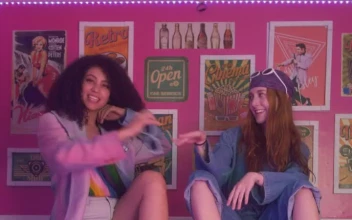 Free Stock Video Two Happily Girls In A Retro Restaurant Hanging Out