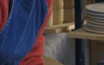 Free Stock Video Two Girls In A Pottery Workshop Making Clay Vases