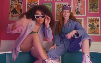 Free Stock Video Two Girls Having Fun In A Retro Restaurant