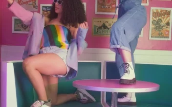 Free Stock Video Two Girls Having Fun In A Retro Restaurant 42313