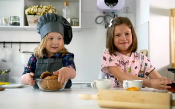 Free Stock Video Two Girls After Successfully Baking Cookies