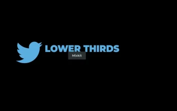 Free Stock Video Twitter Right Lower Third