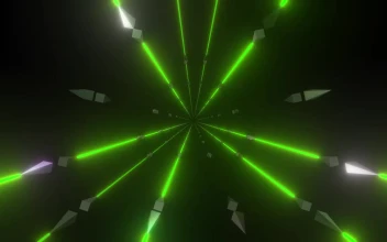 Free Stock Video Tunnel With Neon Lasers