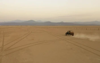 Free Stock Video Traveling Arid Desert Aboard A Jeep Aerial Shot