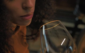 Free Stock Video Young Woman Drinking White Wine From A Glass