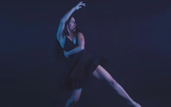 Free Stock Video Young Woman Dancing Contemporary Dance In The Dark