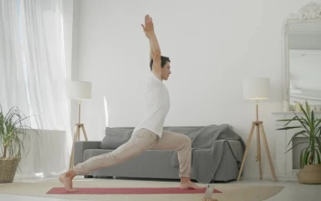 Free Stock Video Young Man Practicing Yoga At Home