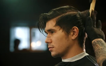 Free Stock Video Young Man In Profile While Having His Hair Cut