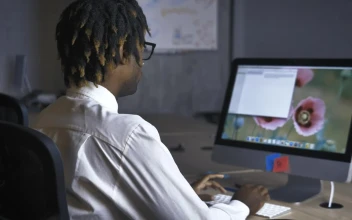 Free Stock Video Young Man In Front Of The Computer In An Office