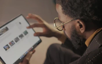 Free Stock Video Young Man Browsing The Internet With A Tablet