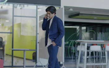 Free Stock Video Young Businessman On Phone Call