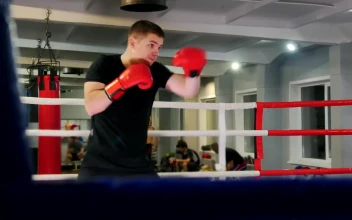 Free Stock Video Young Boxer Training Hard On A Ring