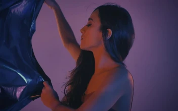 Free Stock Video Young Ballerina Spinning And Dancing In A Dark Place