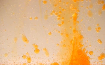 Free Stock Video Yellow Paint In A Water Tank