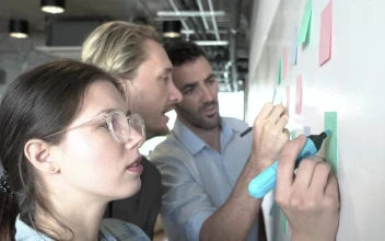 Free Stock Video Work Team Brainstorming