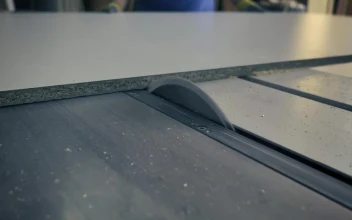 Free Stock Video Wood Splitter Cutting A Board