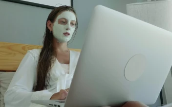 Free Stock Video Woman Working On The Bed With A Beauty Face Mask