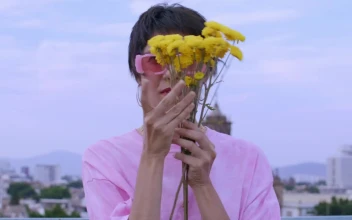 Free Stock Video Woman With Flowers And Pink Clothes