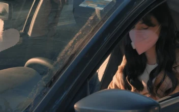 Free Stock Video Woman With A Face Mask Parking A Car