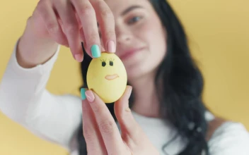 Free Stock Video Woman Showing An Easter Egg