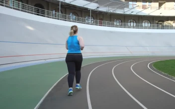 Free Stock Video Woman Running On A Running Track
