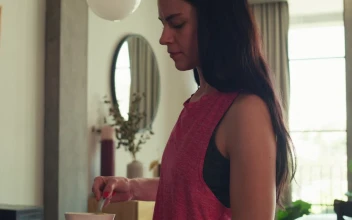 Free Stock Video Woman Preparing Eggs For Breakfast