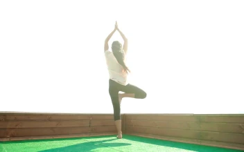 Free Stock Video Woman Practicing Yoga And Meditation On A Rooftop