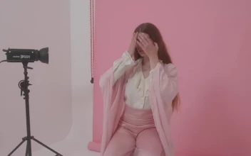 Free Stock Video Woman Modeling During A Photo Shoot