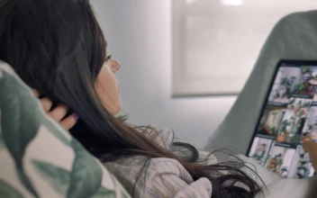 Free Stock Video Woman Looking At Social Media In The Morning