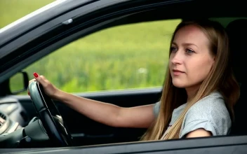 Free Stock Video Woman In Her Car Asking For Directions With A Map