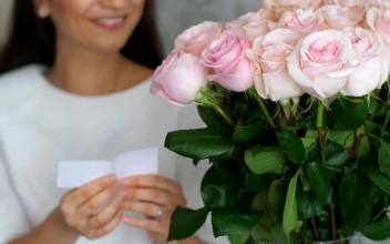 Free Stock Video Woman Happy To Receive A Bouquet Of Flowers