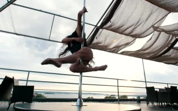 Free Stock Video Woman Giving Twists While Practicing Pole Dance