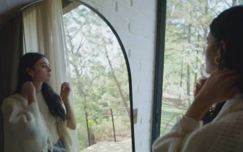 Free Stock Video Woman Getting Ready In Front Of A Mirror