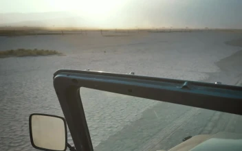 Free Stock Video Woman Driving A Jeep Through A Desert
