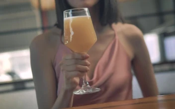 Free Stock Video Woman Drinking Craft Beer