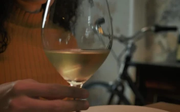 Free Stock Video Woman Drinking Cold White Wine From A Glass