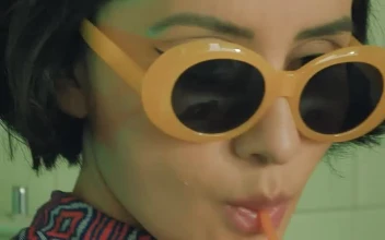 Free Stock Video Woman Drinking A Soda In The S