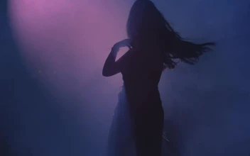 Free Stock Video Woman Dancing Energetically In The Dark