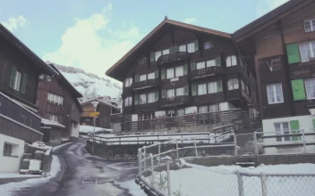 Free Stock Video Winter Town