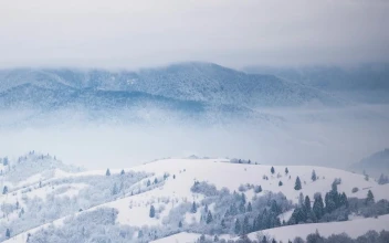 Free Stock Video Winter Storm In Snowy Mountains