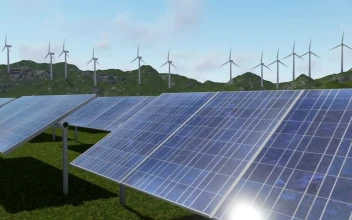 Free Stock Video Windmills And Solar Panels Outside In D