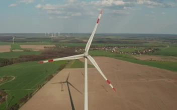 Free Stock Video Wind Turbine In Agriculture Fields