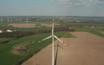 Free Stock Video Wind Turbine Working In The Countryside