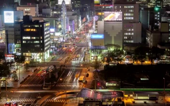 Free Stock Video Wide Avenue Of A Big City At Night
