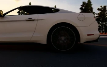 Free Stock Video White Sports Cars Traveling In A Highway